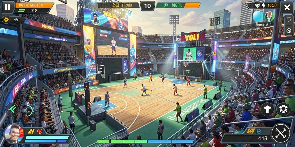 Screenshot fitur gameplay yang menarik.