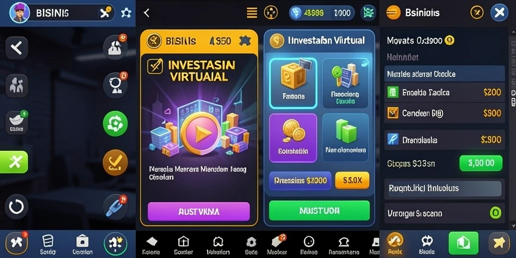 Tampilan menu utama yang mudah dinavigasi.