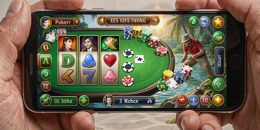 Screenshot menunjukkan grafis yang memukau dari dunia DEWANUSA.