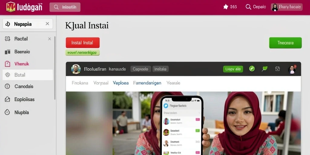 Tampilan antarmuka yang intuitif dan menarik.