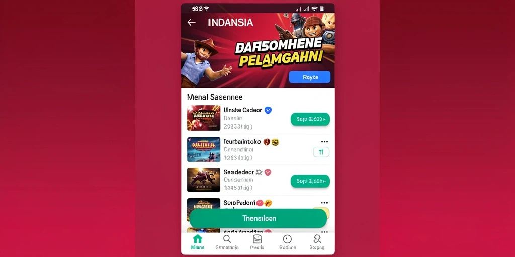 Tampilan antarmuka yang menarik dan user-friendly.