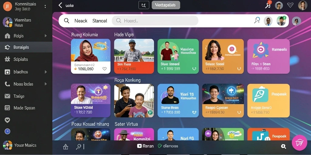 Tampilan awal permainan yang menarik dan intuitif.