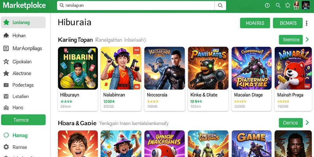 Tampilan peta lautan yang menakjubkan.