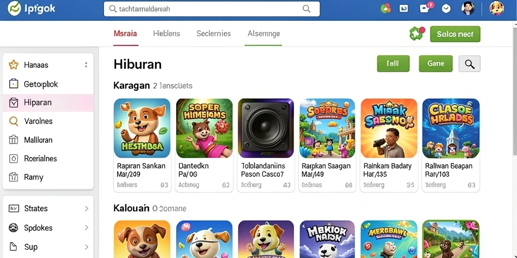 Tampilan awal aplikasi RPVIP6 yang menawan.