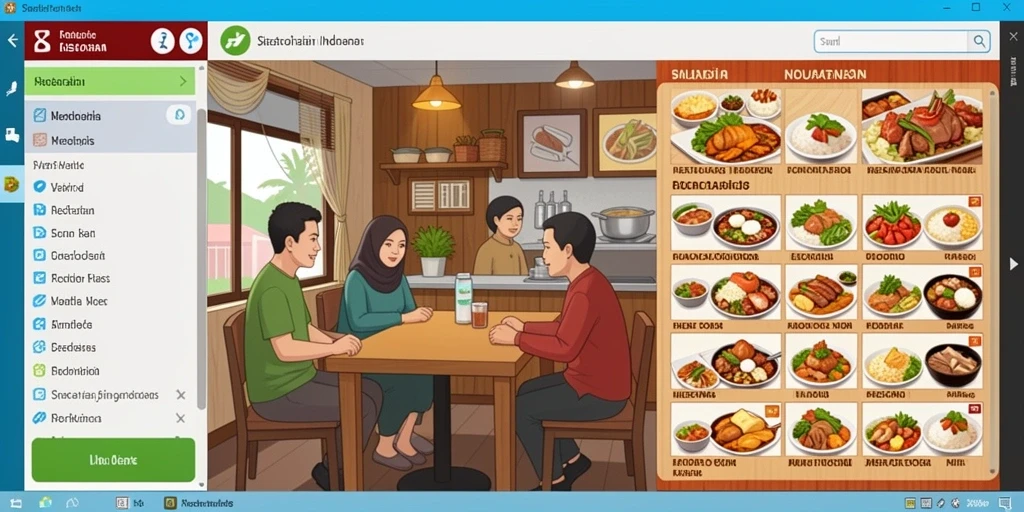 Tampilan antarmuka yang menarik dan mudah dinavigasi.