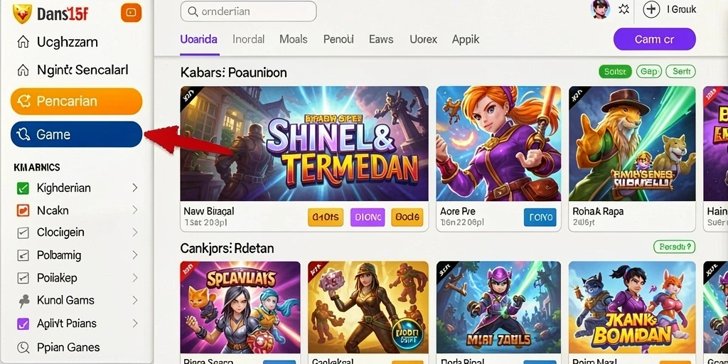 Menampilkan grafis yang memukau dalam permainan.