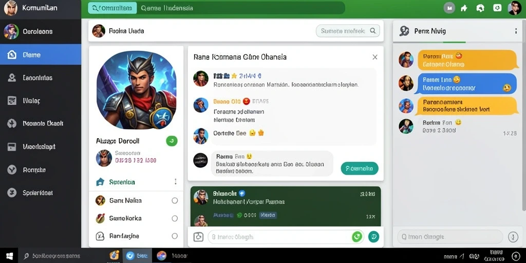 Tampilan antarmuka yang modern dan menarik.