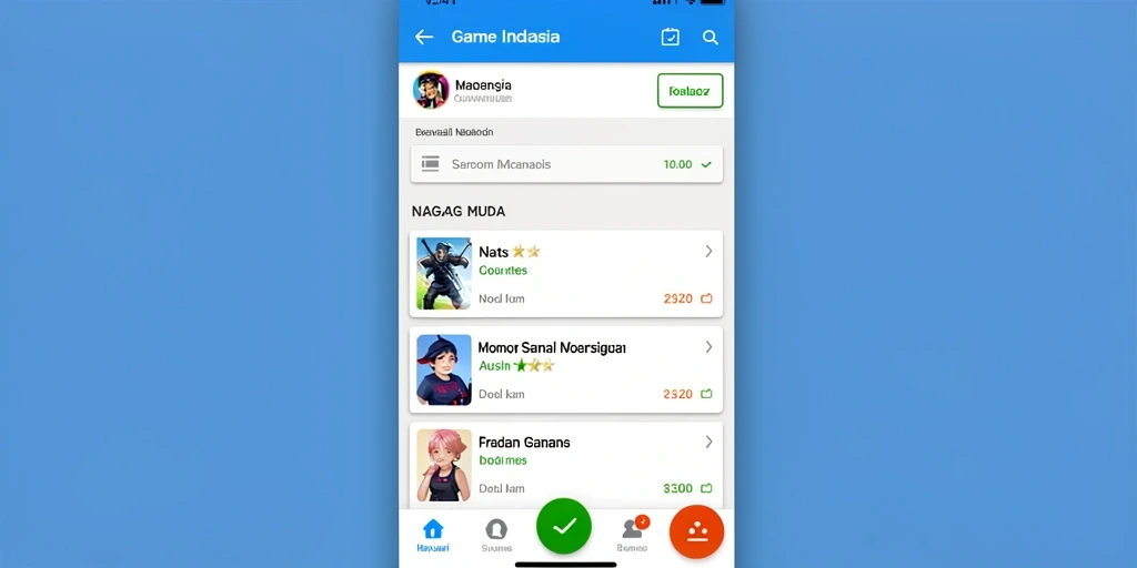 Tampilan antarmuka yang user-friendly dan menarik.